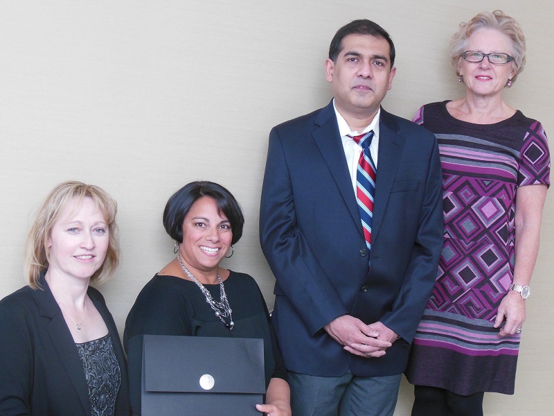 (l to r) Drs. Shelley Spurr, Jill Bally, Shahab Khan and Lorna Butler. Missing: Mr. Mark Tomtene and Dr. Alyssa Hayes