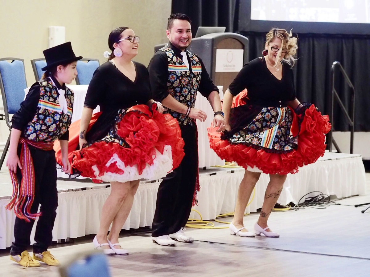 Creeland Dancers at the 2018 CRRF Conference in Saskatoon