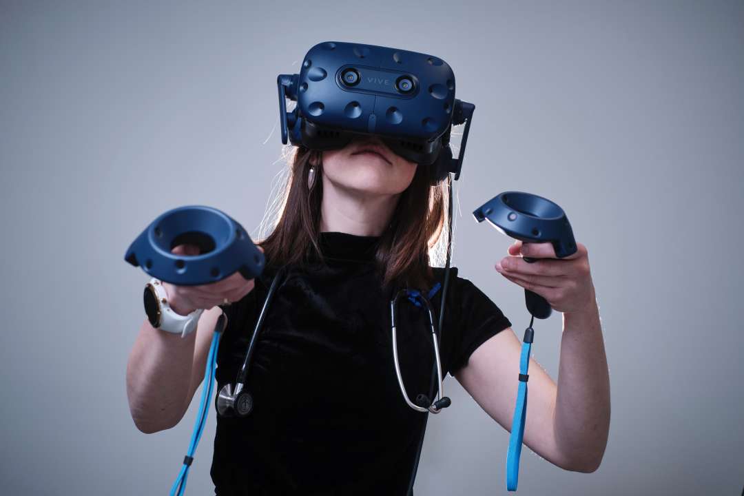 Using virtual reality, nursing students get to experience a clinical placement, without actually being in the acute mental health clinical environment.