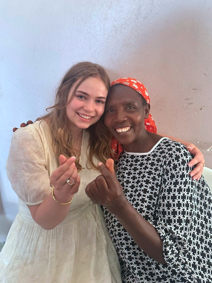 Jayne Waterhouse with Madam Janet Busingye